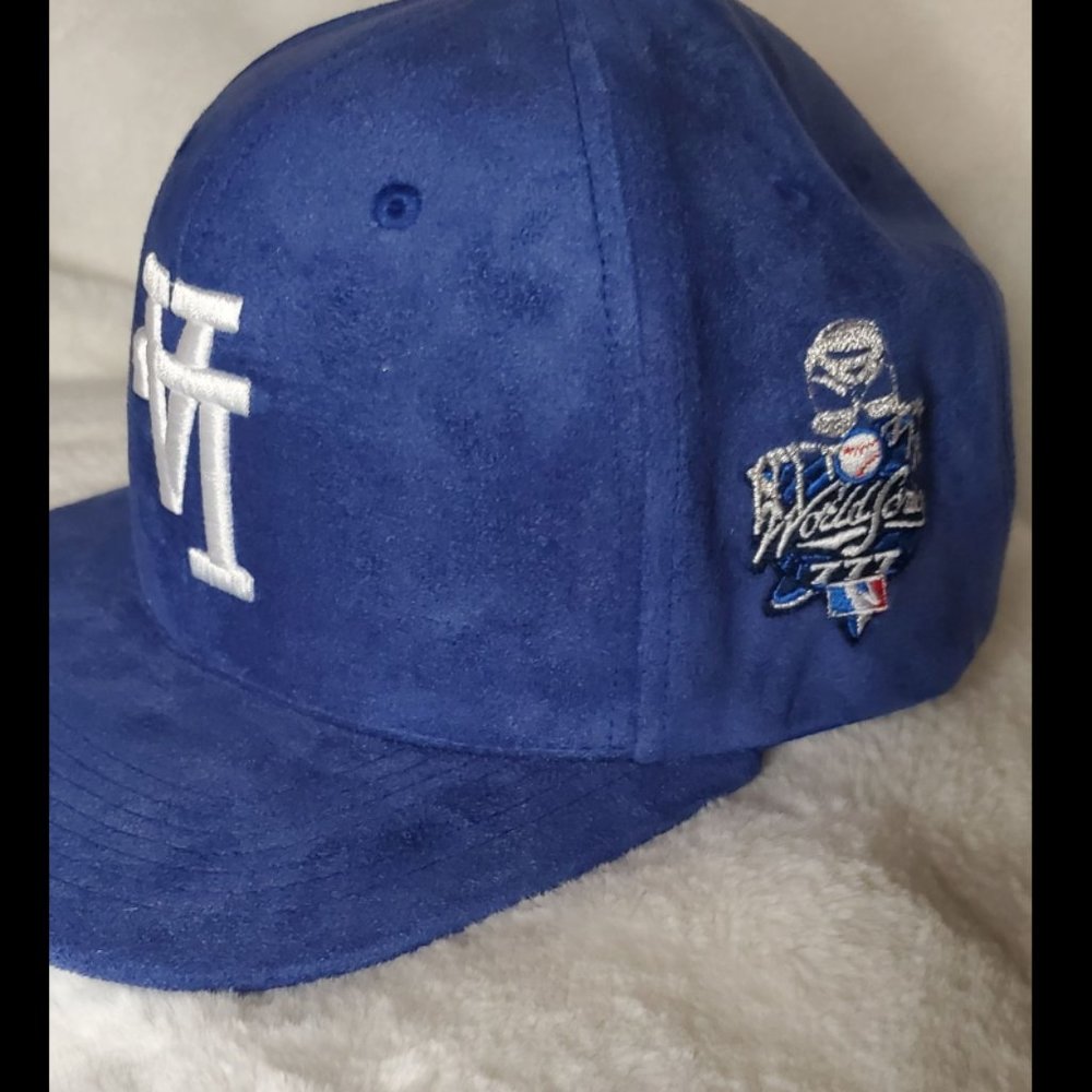 KILL THE HYPE Dodgers World Series Hat Blue Suede